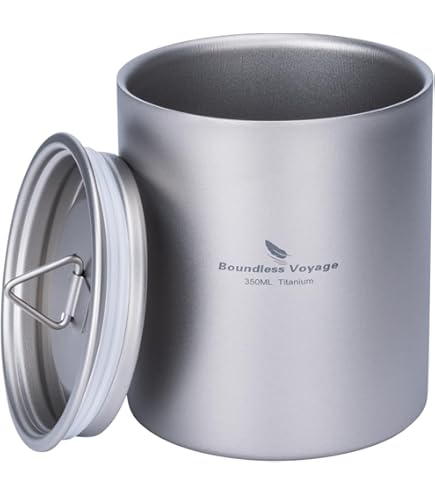 Amazon.com : SOTO Aero 450ml Titanium Backpacker Mug - Double Wall